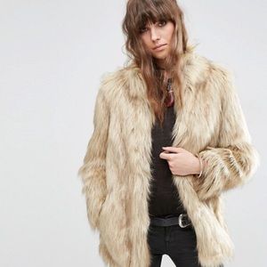ASOS Vintage faux fur coat